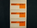 obj.. 15.300.145 - dvoudkov dvouvrstv etikety - oranov